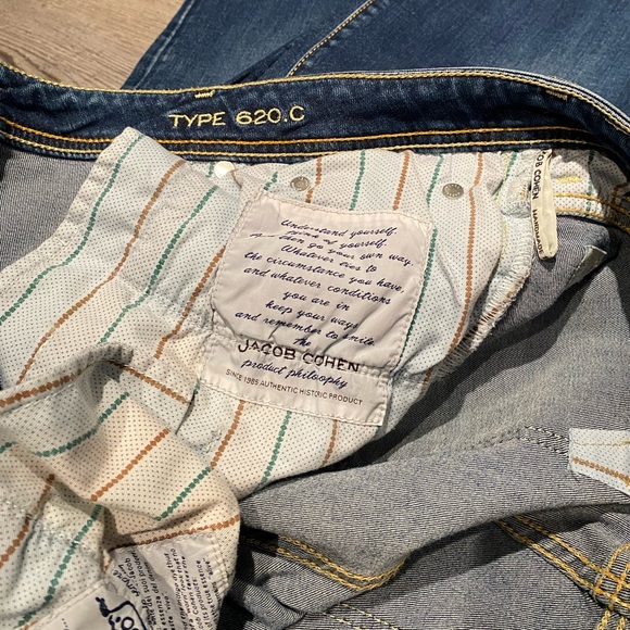 Jacob Cohen Handmade Type 620.C Jeans Men’s Size 38 Made in Italy - Picture 6 of 8